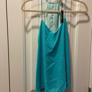 NWT EXPRESS Reversible Barcelona Cami Turquoise/Light Blue - XS